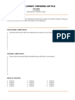 CV Template Download Example 12