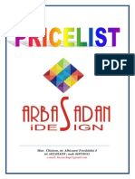 Arbasadan Pricelist