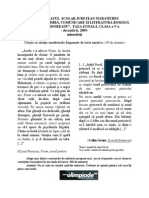 Subiecte MARAMURES OLIMPIADA DE LIMBĂ, COMUNICARE ŞI LITERATURĂ ROMÂNĂ "IONEL TEODOREANU", FAZA ZONALĂ, CLASA A V-A - Decembrie, 2009 - Minorităţi