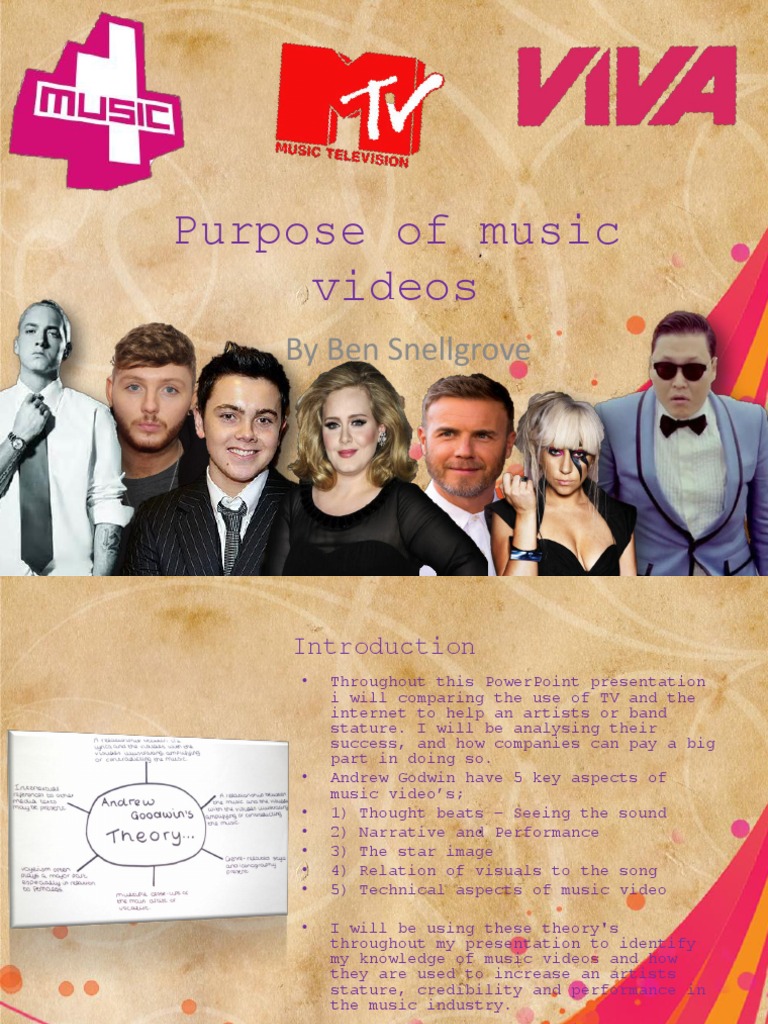 Purpose of Music Videos PDF John Lennon Performing Arts