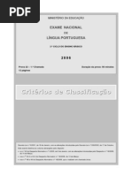 exame 2006 - 1ª chamada critérios correcção
