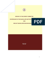 Dr. Kasturirangan Committee Report on BBMP