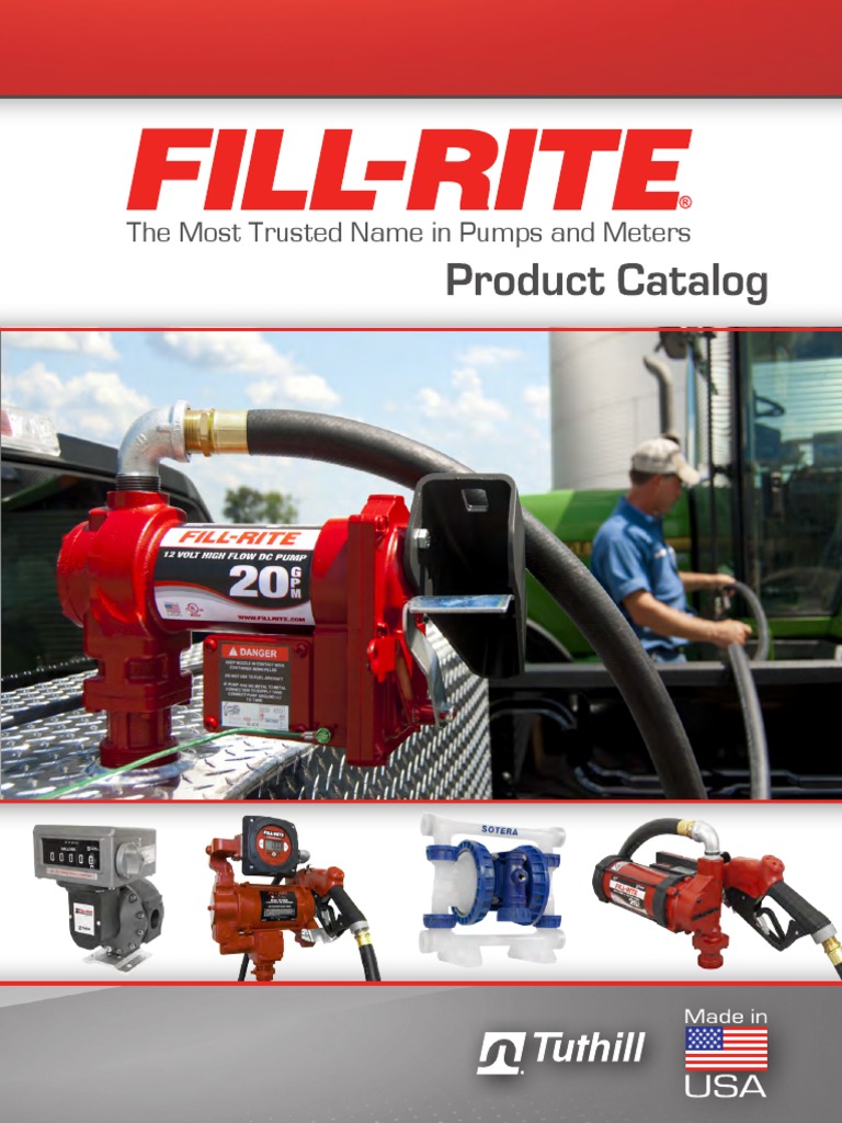 Drum Pumps FillRite FR113 Rotary Hand Pump with Pail Spout Tuthill