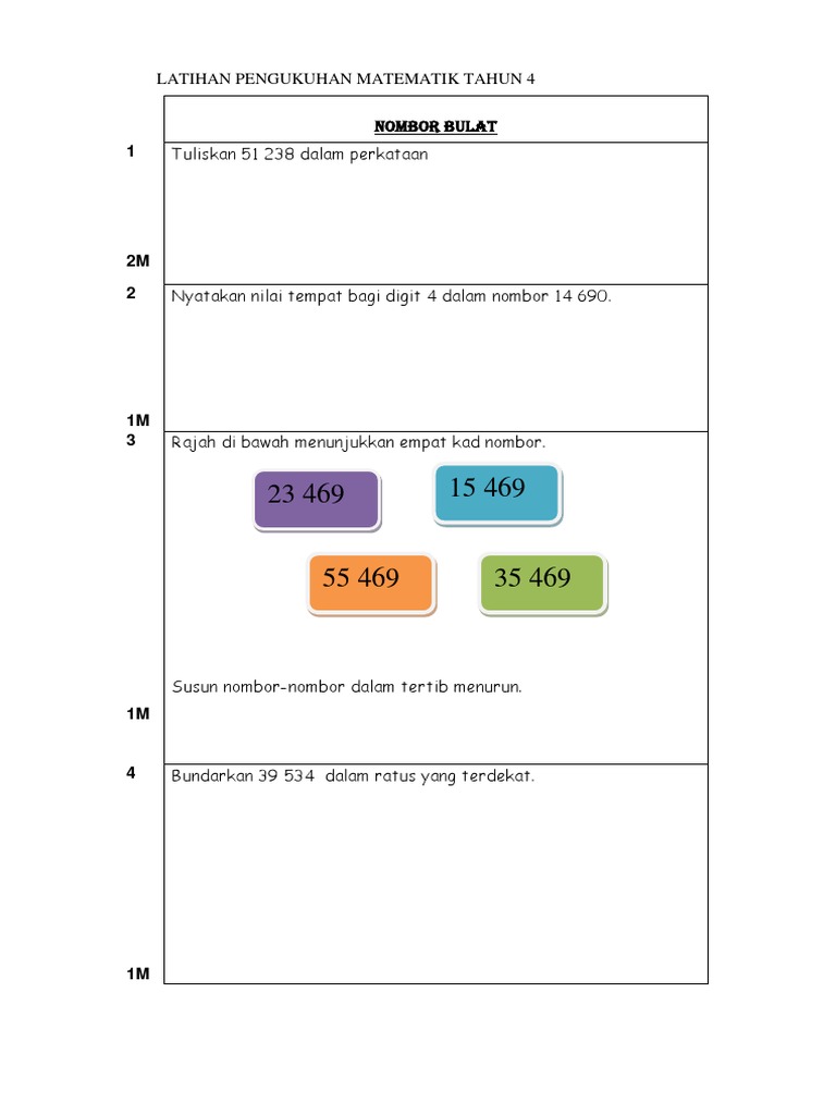 Soalan Matematik Tingkatan 4 Akhir Tahun Pdf - Red Pastel a