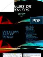 BASES DE DATOS - Presentacion