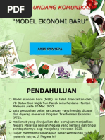 Model Ekonomi Baru