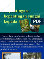 Kepentingan-Kepentingan Sungai Kepada Kita