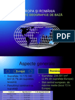 0 Europa Romania Elemente Geografice de Baza 1