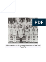 Cabinet Members of The Provisional Government of Azad Hind Fauj, 1943