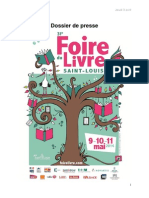 Dossier de Presse Foire Du Livre