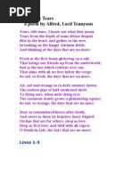 Tears, Idle Tears A Poem by Alfred, Lord Tennyson