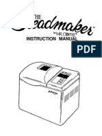 Automatic Breadmaker BMR: Instruction Manual