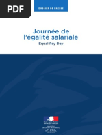Journée de l'égalité salariale: les actions du ministère - Dossier de presse
