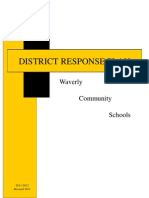 Waverly Community Schools Safety Plan 2011-2012