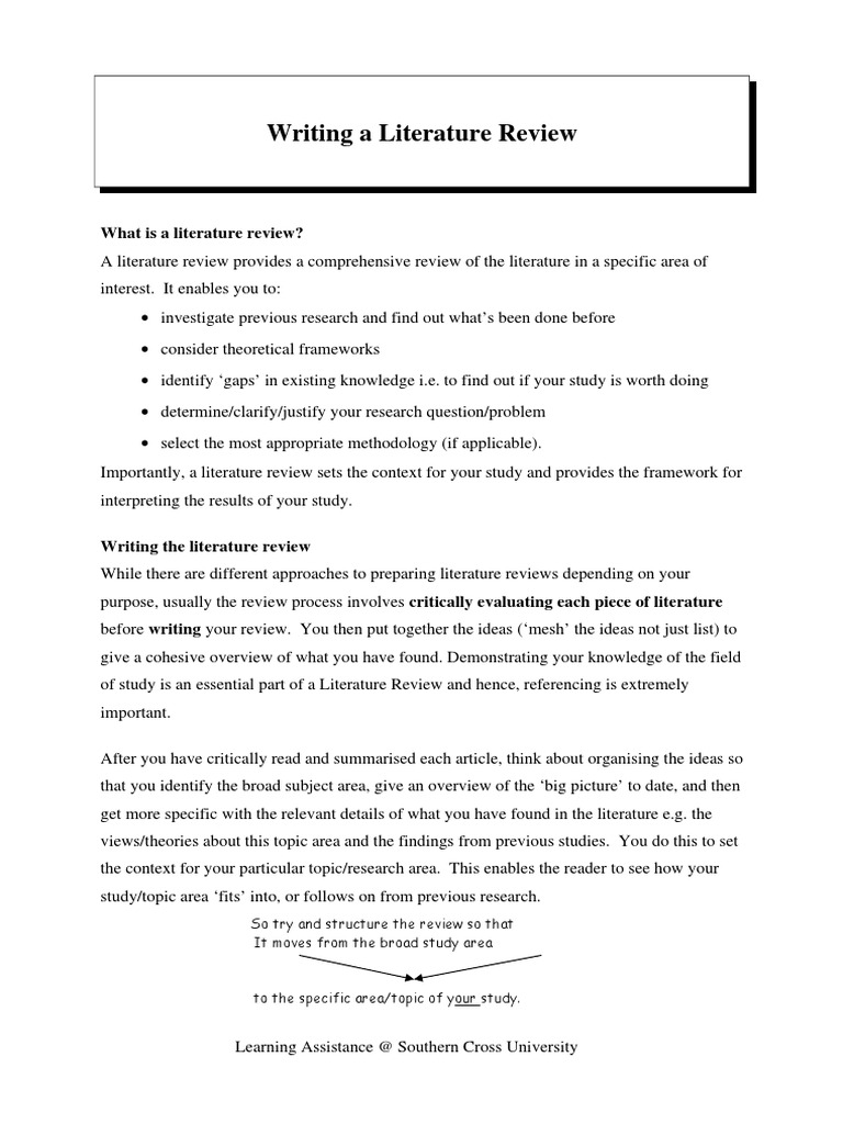 Literature review | The University of Edinburgh