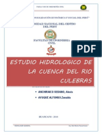 Estudio Hidrológico Del Rio Culebras