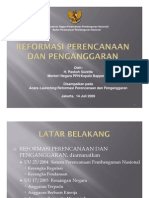 Reformasi Perencanaan Dan Penganggaran