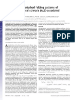 Systematically Perturbed Folding Patterns of Amyotrophic Lateral Sclerosis Associated SOD1 Mutants