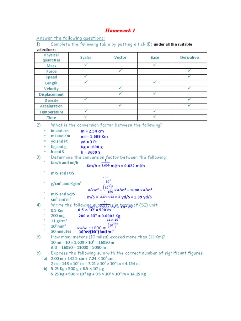 Density problems worksheet with answers picture