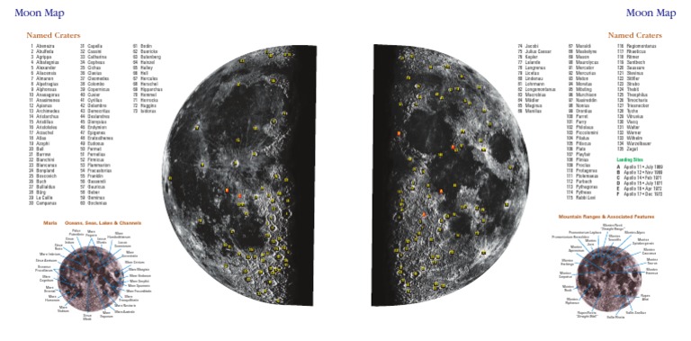 Moon Map Moon Map: Named Craters Named Craters | PDF | Moon | Lunar Science