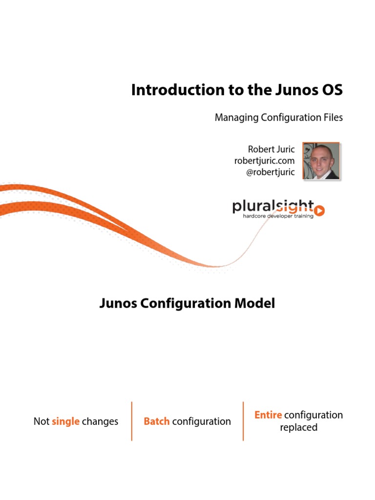 4 Junos Os Intro m4 Managing Config Files Slides | PDF