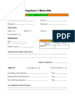 Yogurberry Y-Block DHA Leave Application Form