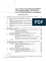 Payandeh - With Great Power Comes Great Responsibility. the Concept of R2P Within the Process of International Lawmaking