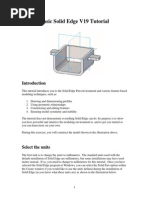 Basic Solid Edge v19 Tutorial