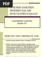 Download Ekbang Doktrin Doktrin Modern Dalam Hukum Perusahaan by Rifdah Juniarti Hasmi SN216358839 doc pdf