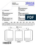 Manual Caldera Roca Victoria 20-20F Instalador.