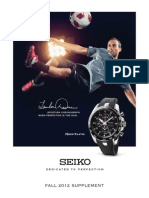 Fall 2012 Supplement: Sportura Chronograph. When Perfection Is The Goal