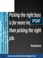 Picking The Right Boss