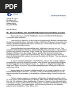 Eve Adams Conservative Canada Mailing