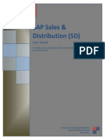 SAP SD User Manual