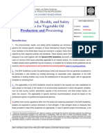 EHS Guidelines Technical Revision - Vegetable Oil Processing - Tracked Changes Version For Comments 2014