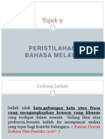 Peristilahan Bahasa Melayu