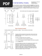 Spin-Spin Coupling in NMR