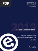 Bolivia + Requisitos