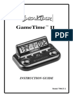 Excalibur Clock Manual