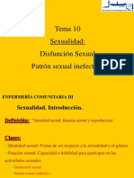 Disfunción sexual y patrones inefectivos