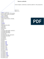 Lengua - Numeros - Como Se Pronuncian PDF