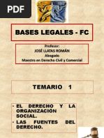 Tema 1 El Derecho y La Organizacion Social