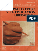 Escobar Miguel_Paulo Freire y la educación liberadora