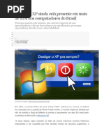 Windows XP ainda está presente em mais de 10