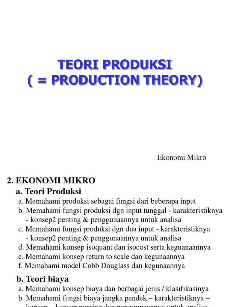 28+ Contoh Soal Teori Biaya Produksi Ekonomi Mikro