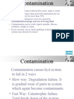 Contamination, Leakage and Use of Wrong Fluid