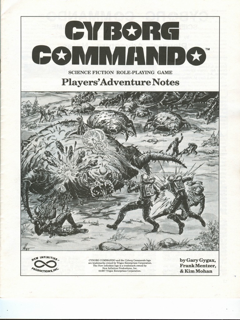 Cyborg Commando Rpg Players Adventure Notes Pdf Gun Indonesia
