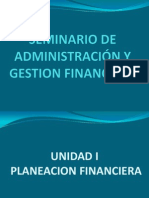 SEMINARIO DE Administración Y GESTION FINANCIERA