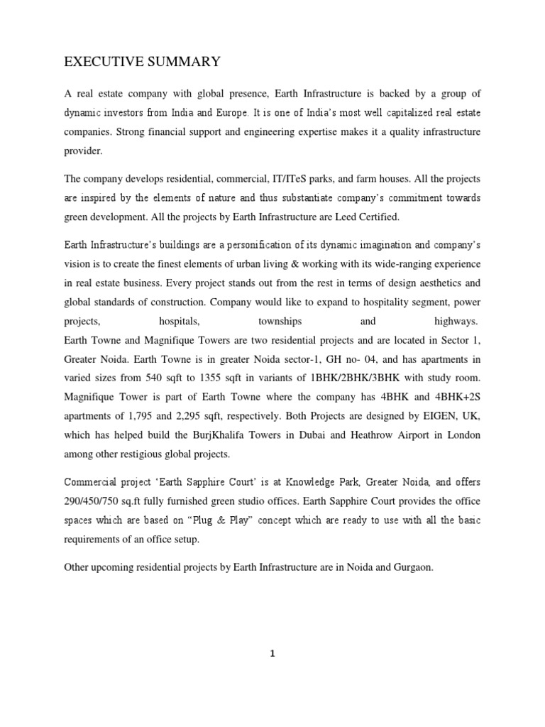 Earth Infrastructure | PDF | Swot Analysis | Business