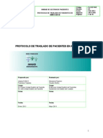 Pr-UGP-002 Protocolo de Traslado de Pacientes en Ambulancia